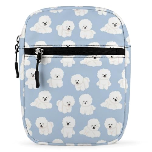 Qjjinxior Umhängetasche, Colerful Flower Crossbody-Tasche, Mehrzwecktasche, kleine Umhängetasche für Arbeit, Business, Reisen, Bichon, Einheitsgröße Qjjinxior Umhängetasche, Colerful Flower Crossbody-Tasche, Mehrzwecktasche, kleine Umhängetasche für Arbeit, Business, Reisen, Bichon, Einheitsgröße von Qjjinxior