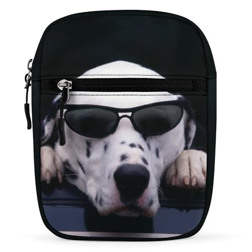Qjjinxior Umhängetasche, niedlicher Frosch, Umhängetasche, Mehrzwecktasche, kleine Umhängetasche für Arbeit, Business, Reisen, Dalmatiner, Einheitsgröße von Qjjinxior