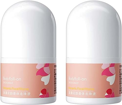 24hr+ Fresh-Feel Deodorant Roll-On, Deodorant 24hr for Man and Women, Long Lasting Fragrance Antiperspirant, Roll-On Body Deodorant 30g (2pcs) von Qklovni