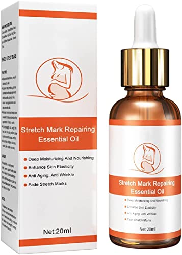 7 Days Marks Fading Stretch Marks Repair Oil, Stretch Mark and Scar Massage Oil, Firming Lifting Moisturizing Body Oils for Women Stretch Marks 20ml (1pcs) von Qklovni