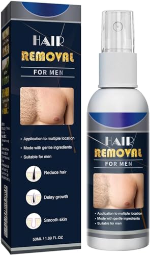 Beeswax Removal Mousse Hair Removal, Gentle Beeswax Hair Removal Mousse, Mousse Hair Removal Spray, Natural Permanent Hair Removal Spray for Women Men, 50ml (Men) von Qklovni