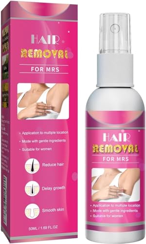 Beeswax Removal Mousse Hair Removal, Gentle Beeswax Hair Removal Mousse, Mousse Hair Removal Spray, Natural Permanent Hair Removal Spray for Women Men, 50ml (Women) von Qklovni