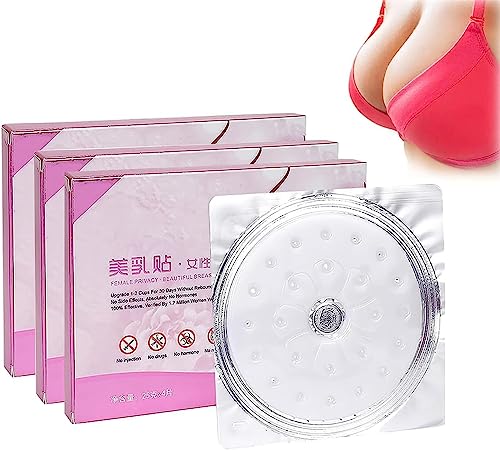 Brustvergrößerung Aufrechter Lifter Vergrößerer Patch, Kollagen Brust Lift Firm Maske, Brustvergrößerung Enhancer Maske, Heben und Straffung, 4 Stück/Box (3 Box) von Qklovni