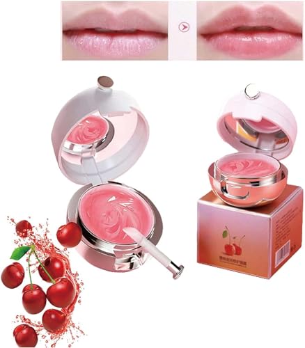 Cherry Jelly Sleeping Lip Film, Moisturizing Lip Mask, Lip Balm Lip Mask, Night Repair Lip Balm, Lip Sleeping Mask, Jelly Sleeping Lip Film (2pcs) von Qklovni