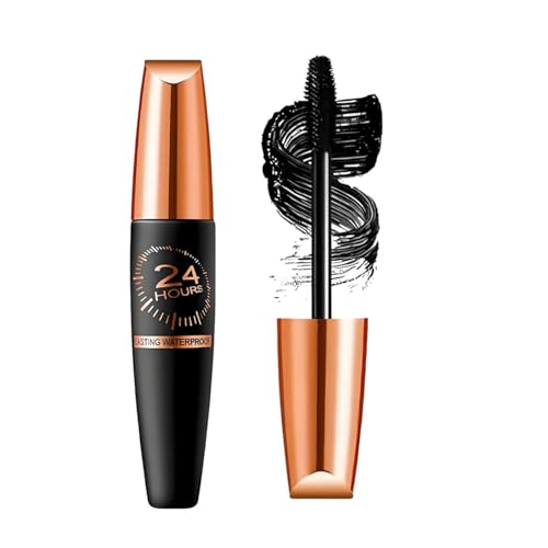 Cordialk 4D Waterproof Silk Fibre Thick Lengthening Mascara, Mascara, Silk Fiber Lash Mascaras 24H Long Lasting Liquid Lash Extensions, Volume Smudge-Proof Dirt-Resistant. (1pcs, 10cm) von Qklovni