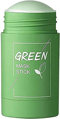 Green Tea Mask Clay Stick, Deep Pore Cleansing, Moisturizing, Skin Brightening, Removes Blackheads, Ideal for All Skin Types Men Women, 40g (1pcs) von Qklovni