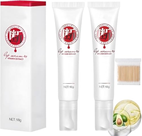 Jinshane Lip Serum, Lips Fresh Remove Dark Lips Lip Balm, Jinshane Lip Brightening, Jinshane Lip Serum by Vitamin Extract, Moisturizer Nourishing, Long-Lasting and Non-sticky. (2pcs) von Qklovni