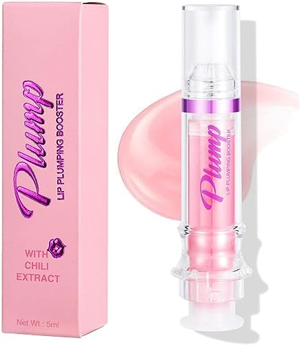 Lip Plumper,Plumping Lip Gloss,Lip Plumper Gloss,Lip Plumping Booster Gloss,Plump and Pout Lip Plumper,Long Lasting Moisturizing Shimmer Lip Plumper (1#) von Qklovni