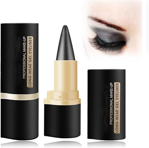 Long Wear Gel Eyeliner, Natural Black Eyeliner Cream Waterproof Smudge Proof Gel Eyeliner,Liquid Eyeliner Pencil Smokey Eyeshadow Palette Stick. (03#) von Qklovni