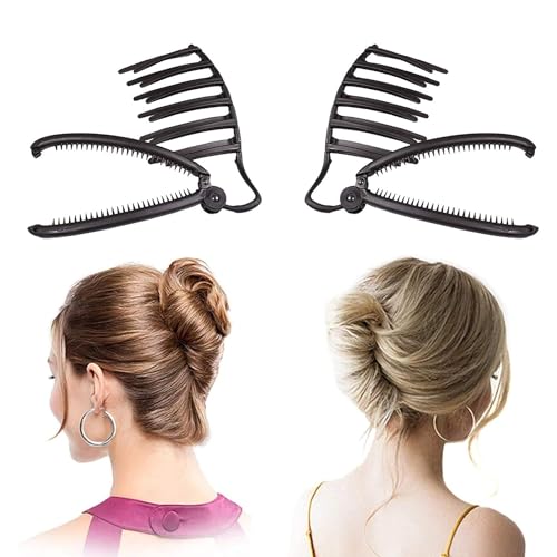 Moderne stilvolle geflochtene Haarnadel, schnelle französische Twist-Haarnadel, unordentliche Haarknoten-Haarspange, spiralförmig, einfaches Zopf, Styling, Haar-Accessoires, Clips für Frauen und von Qklovni