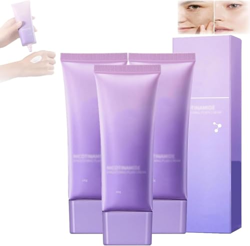 Niacinamide Isolation CreAm for Face, Vitamin C Makeup Tone up Cream, Niacinamide Face Cream, Concealer Smooth All Day Long, for All Skin Types. (3) von Qklovni