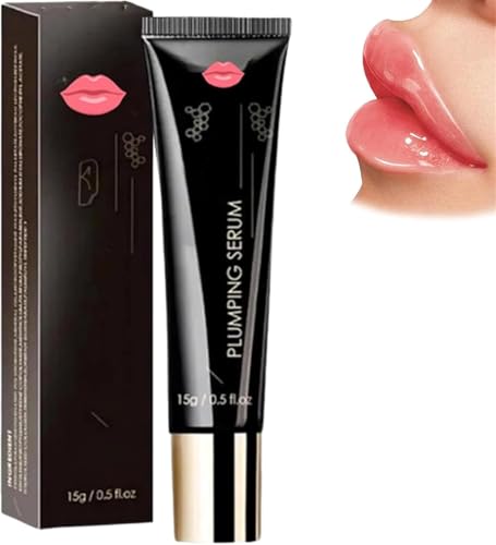 Plumpify Plumping Serum Oil, Plumpify Lip Serum, Lip Boosting Serums, Moisturizing Lip Plumper, Hydrating Moisturizing Lips Oil, Hydrating Lip Gloss Set for Dry Lips. (1pcs) von Qklovni