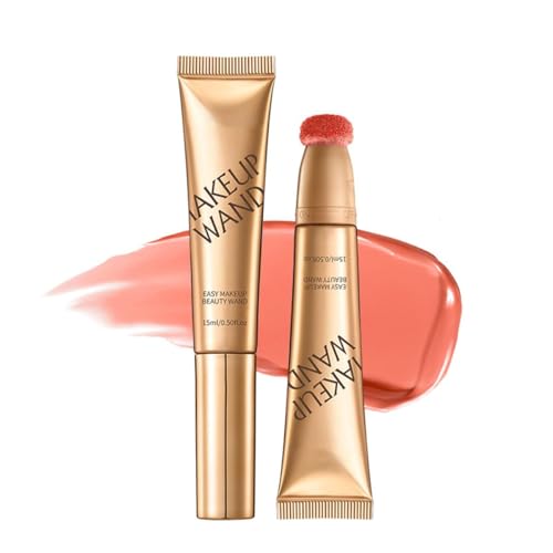 Summaryas Contour Wand & Rouge Zauberstab, 2-in-1 Wasserdichter Flüssigkeitsapplikator und Pinsel für Frauen und Mädchen (Rouge #02) von Qklovni