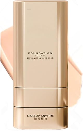 Vivienbeauty Foundation Stick, 2 in 1 Multi-use Foundation Stick Makeup with Brush, Foundation Makeup for All Skin Types, Longwear Natural Finish. (Fair Color) von Qklovni