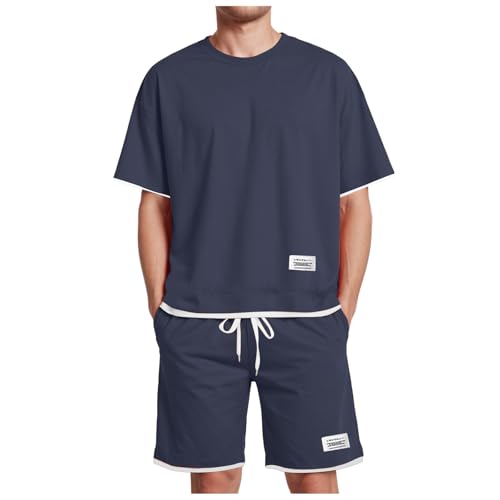 Qmfvqi Angebote des Tages Heute Sommer Outfit Herren Waffle Sportanzug 2 Teiler T-Shirt Und Shorts Set Trainingsanzug Jogginganzug Kurz Zweiteiler Freizeitanzug Sport Kleidung Männer Große Größe Qmfvqi Angebote des Tages Heute Sommer Outfit Herren Waffle Sportanzug 2 Teiler T-Shirt Und Shorts Set Trainingsanzug Jogginganzug Kurz Zweiteiler Freizeitanzug Sport Kleidung Männer Große Größe von Qmfvqi