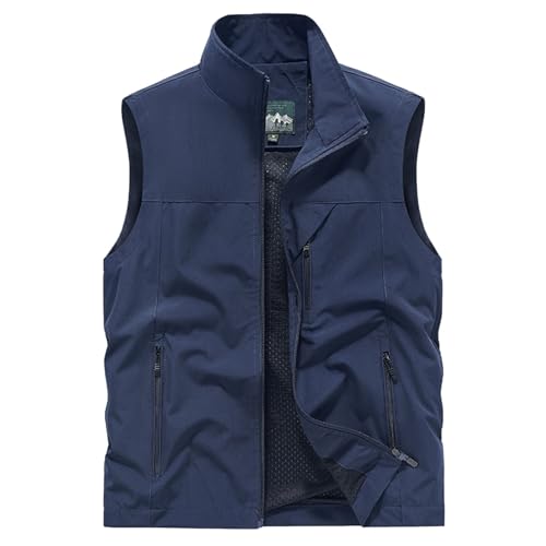 Qmfvqi Herren Weste Sommer Leichte Sportweste Casual Ärmellose Jacke Jagdweste Freizeit Safariweste Multifunktionsweste Outdoor Anglerweste Arbeitsweste Qmfvqi Herren Weste Sommer Leichte Sportweste Casual Ärmellose Jacke Jagdweste Freizeit Safariweste Multifunktionsweste Outdoor Anglerweste Arbeitsweste von Qmfvqi