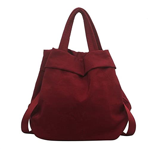 Wasserdichte Nylon-Umhängetasche, große Kapazität, Crossbody-Tasche, Umhängetasche, Frauen, Fitness-Tragetasche, Handtasche, Shopper Reisetaschen, weinrot von Qoier