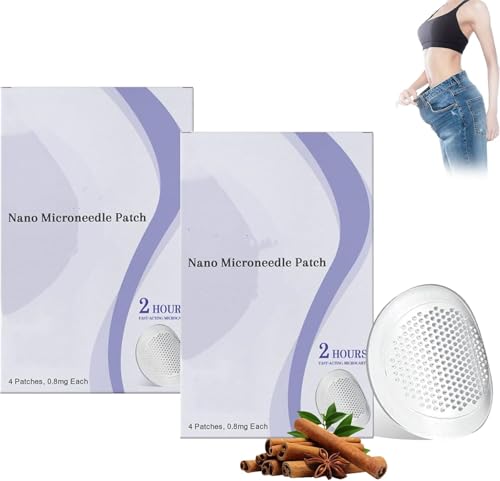 Honxi Niddk-Tirzepatide Nano Patch, Lmipki Niddk-Tirzepatide Nano Microneedle Patch, Micro Needle Patches, Daily Massage Care Patches for Women & Men (2 Pack) von Qoobom