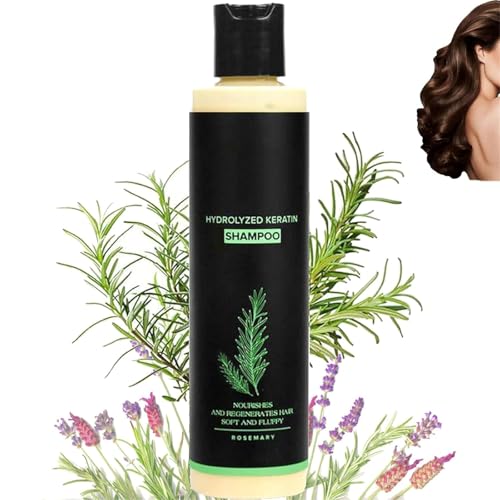 Hydrolyzed Keratin Shampoo, Leaf Oil Shampoo, Nourishes and Regenerates Hair, Soft and Fluffy for Men and Women Cleansing Conditioner (1Pcs) von Qoobom