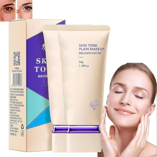 Ogulia Hydrating Concealer Translucent Face Cream, Brightening Hydrating Concealer Waterproof Foundation Cream, Soft Focus Skin Tone Up Cream, Hydrating Concealer for Dry Skin (2Pcs, One Size) von Qoobom