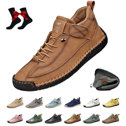 Elira – Sneakers, Elira | Bequeme, Stützende Sneakers, Novae Fashion Schuhe, Wasserdichter Barfuss Schuhe Ergonomischer, Effektive Unterstützung des Fußgewölbes Weiche, Leichtigkeit, Komfort (C,47) von Qosigote