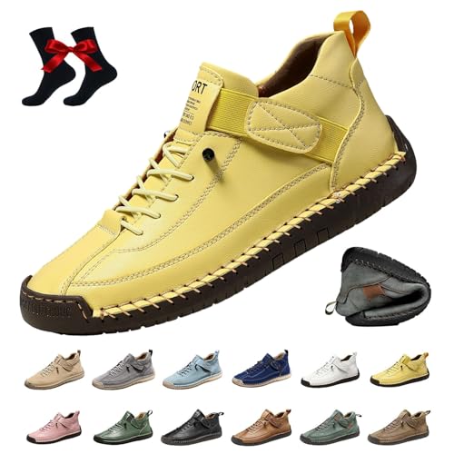 Elira – Sneakers, Elira | Bequeme, Stützende Sneakers, Novae Fashion Schuhe, Wasserdichter Barfuss Schuhe Ergonomischer, Effektive Unterstützung des Fußgewölbes Weiche, Leichtigkeit, Komfort (K,36) von Qosigote