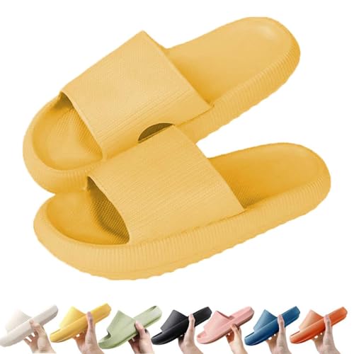 Qosigote Orthoslipper - Das Original Für Maximalen Komfort, Wolkenschuhe, Damen Schlappen Sommer Elegant, Slippers Rutschfeste Flip Flops Badelatschen Schlappen Weich Badeschlappen (E,42/43EU) von Qosigote