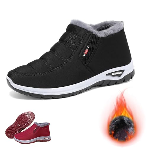 Qosigote Podofit Winterstiefel, Podomax Winterschuhe, Podomax Podofit Orthopaedic Winter Boots (Black,44) von Qosigote
