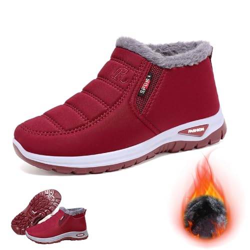 Qosigote Podofit Winterstiefel, Podomax Winterschuhe, Podomax Podofit Orthopaedic Winter Boots (Red,41) von Qosigote