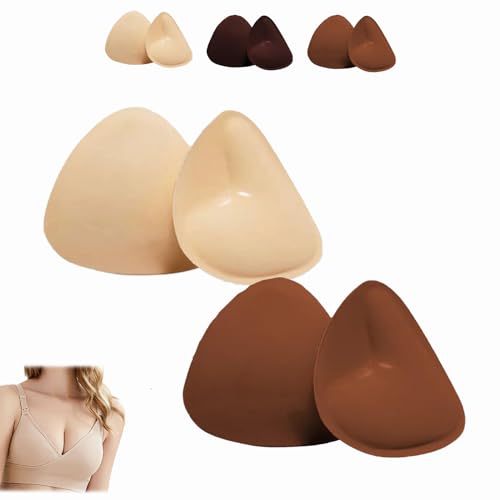 Qosneoun Monoka Push Up Pads, Monoka´s Pushpads Doppelseitig Klebende Pushup Nippelcover, Trägerloser BH Push Up, Einheitsgröße (2Pcs-A, one Sise) von Qosneoun