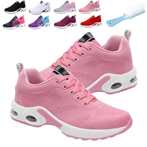 Qosneoun Orthoback Schuhe Damen, Orthoshoes Cloudwalk Pro - Ergonomischer Schmerzlinderungs-Schuh, Orthopädische Schuhe Damen (Pink, Erwachsene, Damen, 39, Numerisch, EU Schuhgrößensystem, M) von Qosneoun