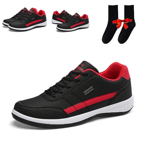 Qosneoun Orthox Ergonomische Schmerzlindernde Komfortschuhe Unisex,Ultraleicht rutschfest Turnschuhe Leichtgewicht Komfortabel (schwarz, Erwachsene, 43, Numerisch, EU Schuhgrößensystem, M) von Qosneoun