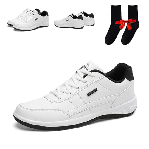 Qosneoun Orthox Ergonomische Schmerzlindernde Komfortschuhe Unisex,Ultraleicht rutschfest Turnschuhe Leichtgewicht Komfortabel (weiß, Erwachsene, 46, Numerisch, EU Schuhgrößensystem, M) von Qosneoun