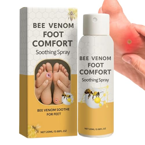 Qoukonao Fußspray 20ml | Natürlicher befeuchtender Fußpflege-Sprühnebel,Intensivwirkung Sprühnebel für Sportler Erwachsene Frauen Männer Senioren nach dem Baden Reise von Qoukonao