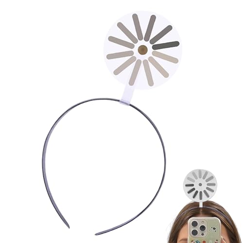 Qoukonao Haarband Für Damen,Kreatives Haarband Mit Ladeeffekt Und Drehfunktion | Tägliche Trageutensilien für Freizeit Events Bühne Festivals Reisen Live-Streaming von Qoukonao