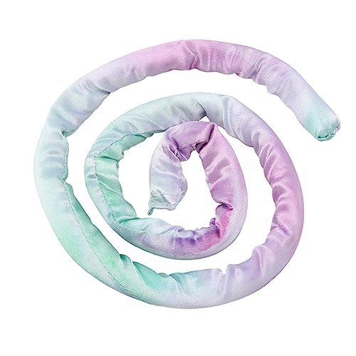 Haarb?nder mit Spiralverschluss, Stilvolles Dreadlock Zubeh?r, Haarb?nder, Batik Lila, Hohe Pferdeschw?nze, Biegbar f?¡ì1r Lockiges Haar f?¡ì1r Frauen von Qqmora