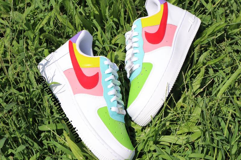 Nike Air Force 1 Custom "Multi-Color" | Jede Größe/Auf Bestellung Gefertigt von QsCustomz