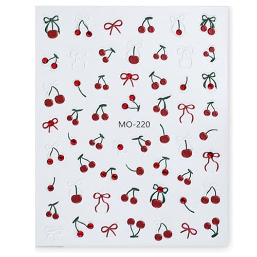 1 Blechnägel Kunstaufkleber Abziehbilder Selbstklebend Niedliche Früchte Kirschnägeldekoration Accessoires Für Mädchen Und Frauen Nagel Kunst Zum Manikieren 1 Blechnägel Kunstaufkleber Abziehbilder Selbstklebend Niedliche Früchte Kirschnägeldekoration Accessoires Für Mädchen Und Frauen Nagel Kunst Zum Manikieren von Qsvbeeqj
