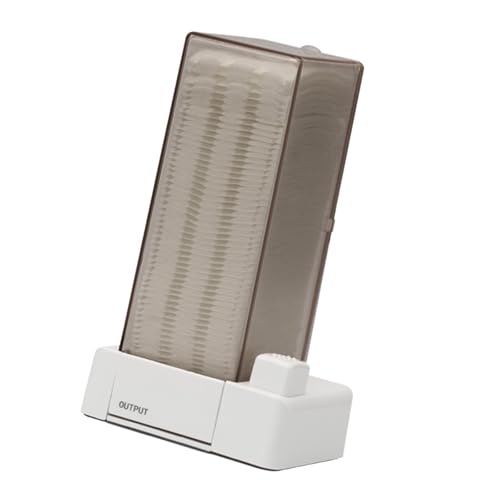 1.Auto Wattepadspender Wandmontage mit Klebeaufklebern Platzsparende Kosmetik Aufbewahrungsbox Inklusive 50pcs Pads Hygienische Wattepad Aufbewahrungsbox von Qsvbeeqj