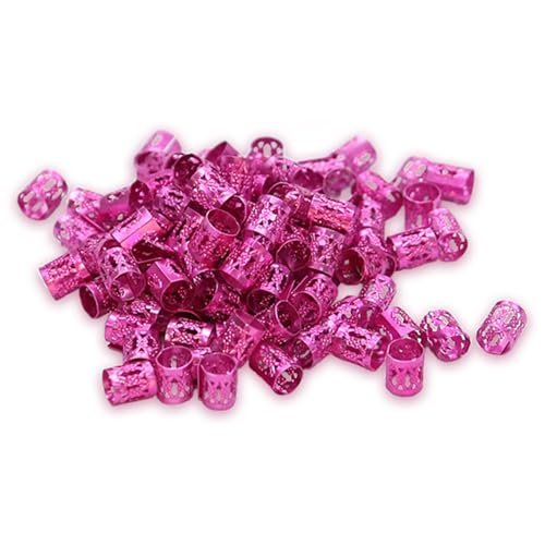 100pcs Wiederverwendbare Haarverlängerungsringe Aluminium Metall Clips Styling Accessoires Für Cosplay Mode Shows Und Festivals Festival Haarringe Für Kreative von Qsvbeeqj