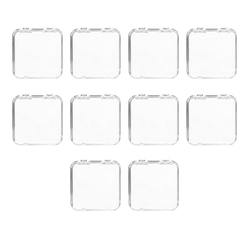 10pcs Acryl False Nails Display Hülle Zum Drücken Von Speicher Und Salon Liefert Falsche Unternehmensorganisation Transparent Press Auf Nagel Organizer von Qsvbeeqj