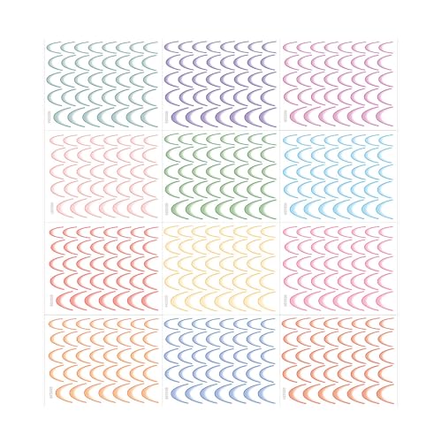 12 Blatt Selbstklebende Nails Art Aufkleber French Line Nails Art Aufkleber Maniküre Aufkleber French Tip Nails Aufkleber von Qsvbeeqj