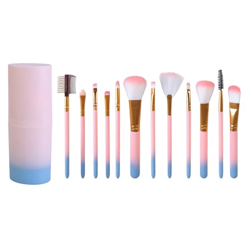 12 Stück Profi Make-up Pinsel Puder Rougit Lidschatten Kosmetik Pinsel Aufbewahrung Pinsel für die Kosmetiktasche von Qsvbeeqj
