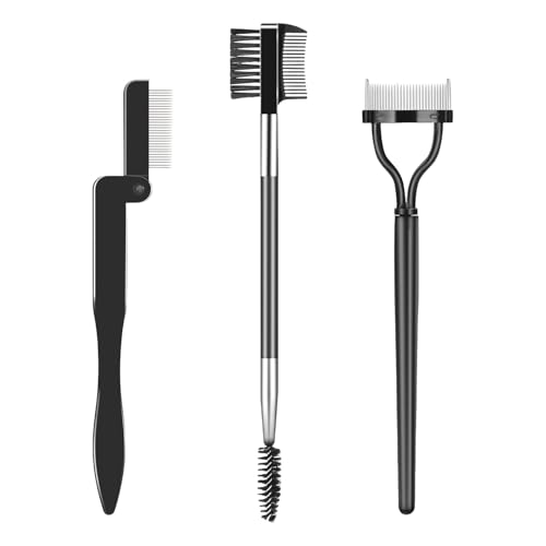 3pcs Wimpern Kamm Wimpernabscheider Stirnbürste & Augenbrauen Spoolie Für Entfernungen Klumpen Mascara Professionelle Augen Make Up Werkzeuge Augenbrauen Pinsel Wimkerscheibe Brauenbrauenkamm & Lash 3pcs Wimpern Kamm Wimpernabscheider Stirnbürste & Augenbrauen Spoolie Für Entfernungen Klumpen Mascara Professionelle Augen Make Up Werkzeuge Augenbrauen Pinsel Wimkerscheibe Brauenbrauenkamm & Lash von Qsvbeeqj
