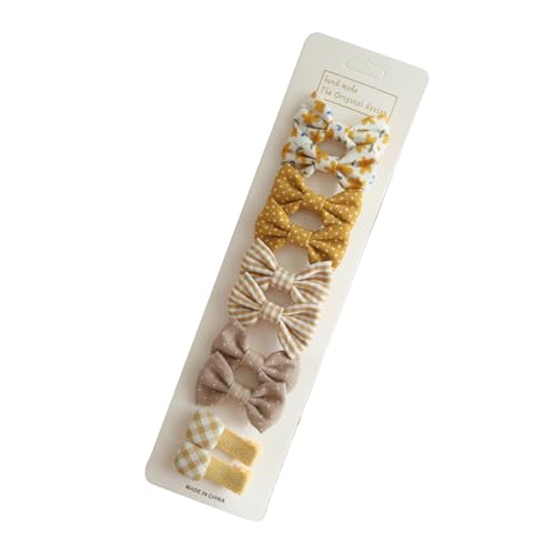 5 Paar entzückende Schmetterlings-Haarspangen für Mädchen, sicherer Stoff, keine verformbare Haarnadel, modisches Design von Qsvbeeqj