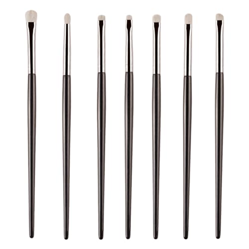 7-teiliges Augenpinsel-Set, Kosmetikpinsel-Set, Augen-Make-up-Pinsel-Set, Lidschatten-Make-up-Pinsel-Set, Augenpinsel für Damen von Qsvbeeqj