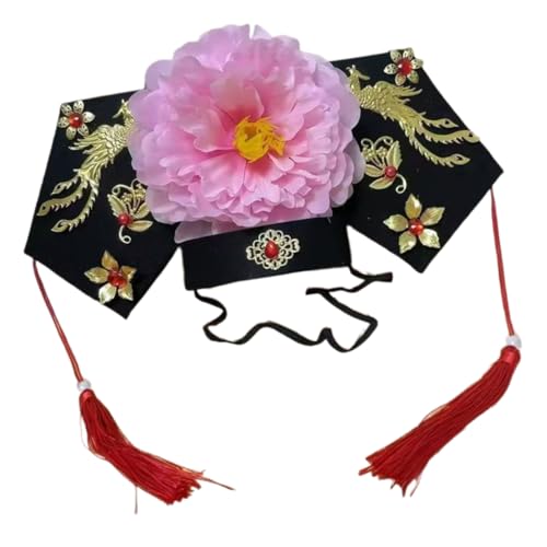 Anspruchsvolle Queenly Haarschmuck, einzigartige ethnische Kopfbedeckung, Quasten, Kopfbedeckung, Abendkleid, Haar-Accessoire von Qsvbeeqj