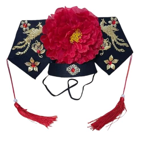 Anspruchsvolle Queenly Haarschmuck, einzigartige ethnische Kopfbedeckung, Quasten, Kopfbedeckung, Abendkleid, Haar-Accessoire von Qsvbeeqj