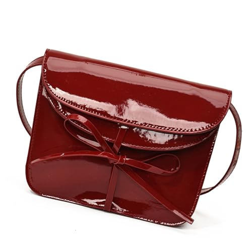Bowknot Geldbörsen Für Frauen Kleine Crossbody Taschen PU Leder Schulter Hobos Handtasche Mit Verstellbaren Trägern Kleine Crossbody von Qsvbeeqj