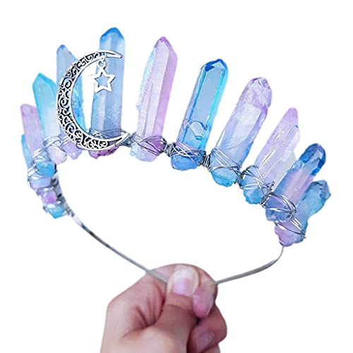 Bunte Kristall-Kopfbedeckung für Kopfschmuck, Stirnband für Musik-Festivals von Qsvbeeqj